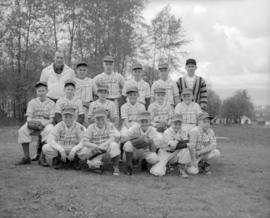 [Baseball team wearing "Teamsters Local 31" shirts]