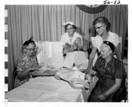 Women with lace handicraft