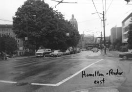 Hamilton and Pender [Streets looking] east