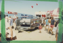 Centennial Make Vancouver Sparkle grand prize Ford car on beach