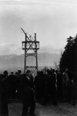 Construction of Lion's Gate Bridge