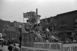 [Chinese Benevolent Association float in the Vancouver Golden Jubilee parade]