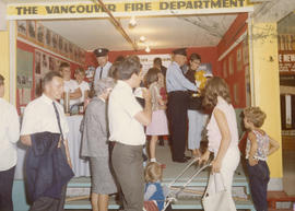[Vancouver Fire Department information booth at Pacific National Exhibition.]