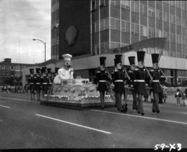 B.C. Electric float in 1959 P.N.E. Opening Day Parade
