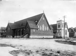 [Exterior of new St. Paul's Church on Jervis Street]