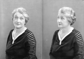 [Two head and shoulder portraits of Mrs. Harry Duker]