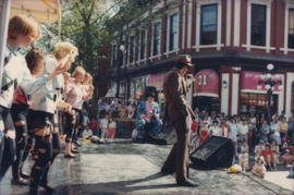 Theatrical performance on stage