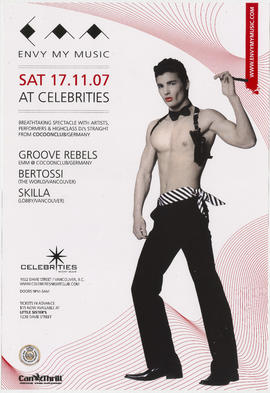 Envy my music : [Nov. 17, 2007] at Celebrities : Groove Rebels, Bertossi, Skilla