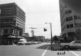 Burrard [Street] and Davie [Street looking] east