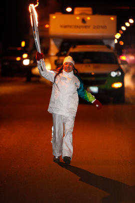 Day 089, torchbearer no. 151, Georgina C - Revelstoke