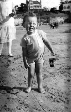 [Mary Louise Taylor at the beach]