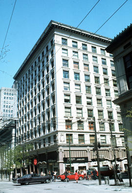 [Exterior view of the] Rogers Building at 470 Granville [Street]