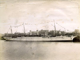 C.P.R. Str. "Empress of India" at docks. Vancouver, B.C.
