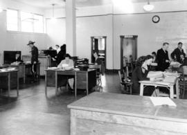 [Interior of Building C (Administration Office) used during Japanese Canadian internment]