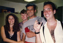 Dawn Knight (VGLCC youth group coordinator), Riaz, Andre Tassé : early 1990's
