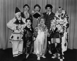 Polack Bros. Circus 1965 clowns : [publicity photo of clowns]