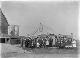 [Ruth Morton Memorial Church under construction on East 27th Avenue and Prince Albert Street]