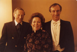 Hugh Pickett, Renata Scotto and John Atkins