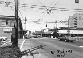 West Boulevard and 41st [Avenue looking] west