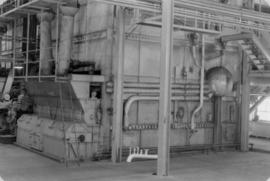View of refinery interior and equipment