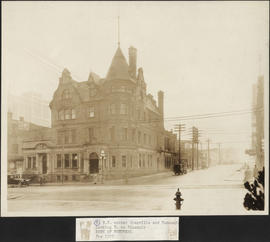 N. [north] E. [east] corner of Granville and Dunsmuir