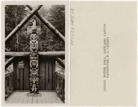 Indian Totem Pole, Capilano Canyon, Vancouver, B.C. Canada