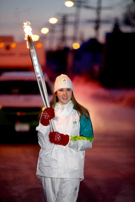 Day 070, torchbearer no. 001, Aimee C - Winnipeg