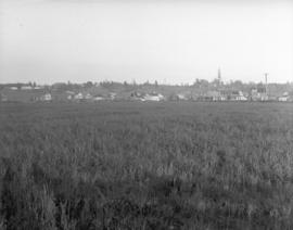 [View of a village in the Fraser Valley]