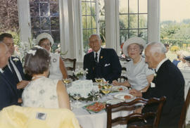 Lunch for Mrs. Madge Hogarth's wedding to Mr. Lyman Trumbull