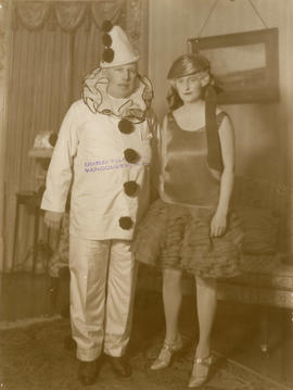 A couple in costume