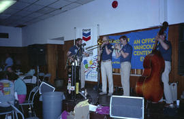 Band performing at Centennial event