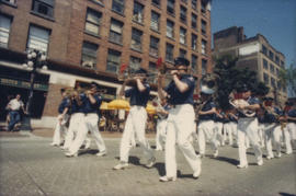 Vancouver Fire Department Band marching