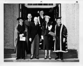 University of British Columbia honorary degree recipients and officials