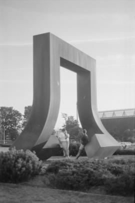 "Gate to the Northwest Passage" sculpture by Chung Hung, Vanier Park