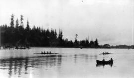 One of the [U.B.C. rowing] races
