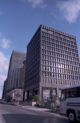 Development site beside building at 1111 West Hastings