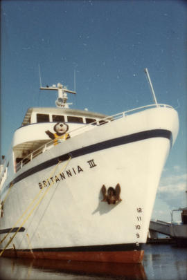 Tillicum on board the Britannia III