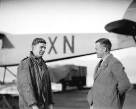 Dunlop and Phinney, fliers at Jericho with Fairchild aircraft