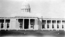 [Building with columns and domed roof]