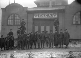 Drivers Signal Corps at YMCA Building, Hastings Park, C.S.E.F.
