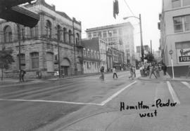 Hamilton and Pender [Streets looking] west