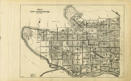 Zoning [and sectional plan of Vancouver] : Map of City of Vancouver