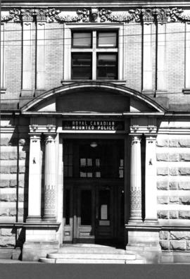 R.C.M.P. [Royal Canadian Mounted Police] Building, Main Street, main entrance