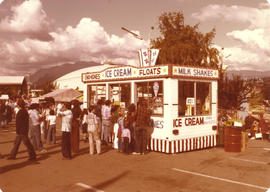 Ice cream concession stand on grounds