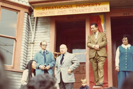 Group standing in front of S.P.O.T.A. building