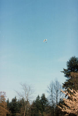 Parachuter above Stanley Park
