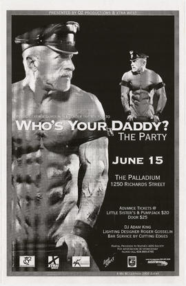 Mr. BC Leather Gordon Alexander invites you to Who's Your Daddy? the party : presented by Q2 Prod...