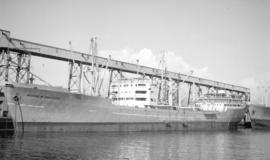 M.S. George M. Embercos [at dock]