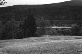 [A sand trap on Smithers golf course]