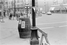 Maple Tree Square looking east from Water Street